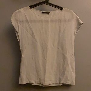 Small narciso Rodriguez sheer cropped sleeve top